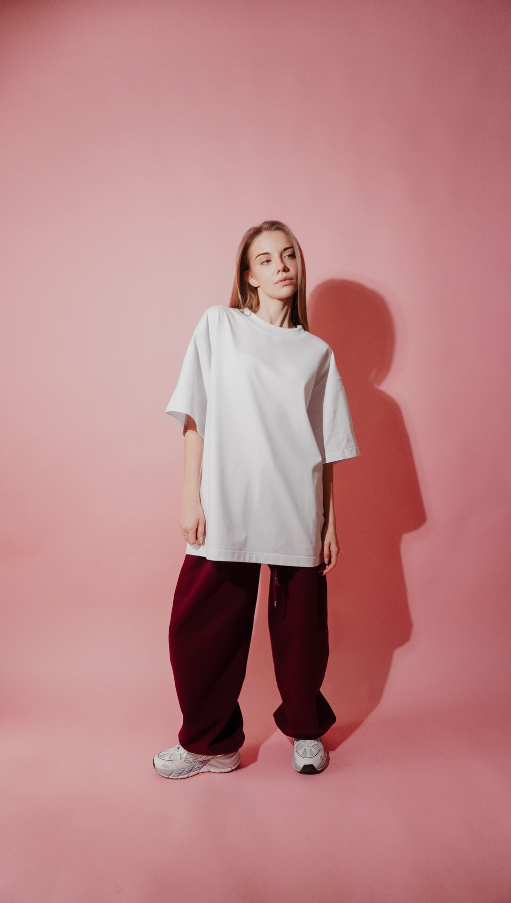 Oversized UNISEX Tee in RAW WHITE (One Size)