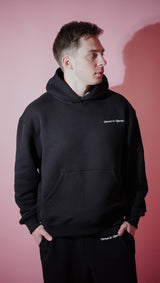 Oversized Hoodie in MIDNIGHT BLACK