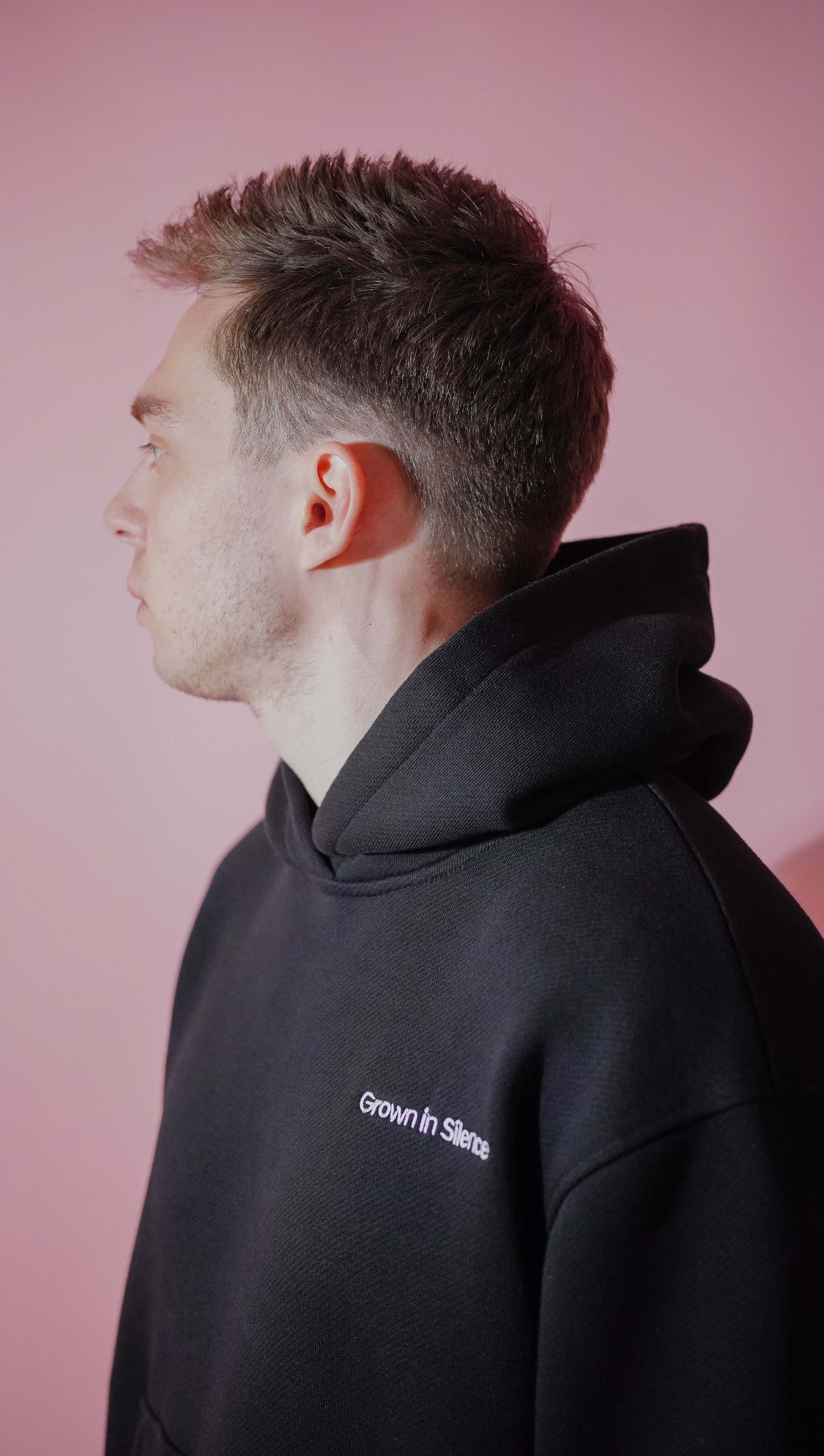 Oversized Hoodie in MIDNIGHT BLACK