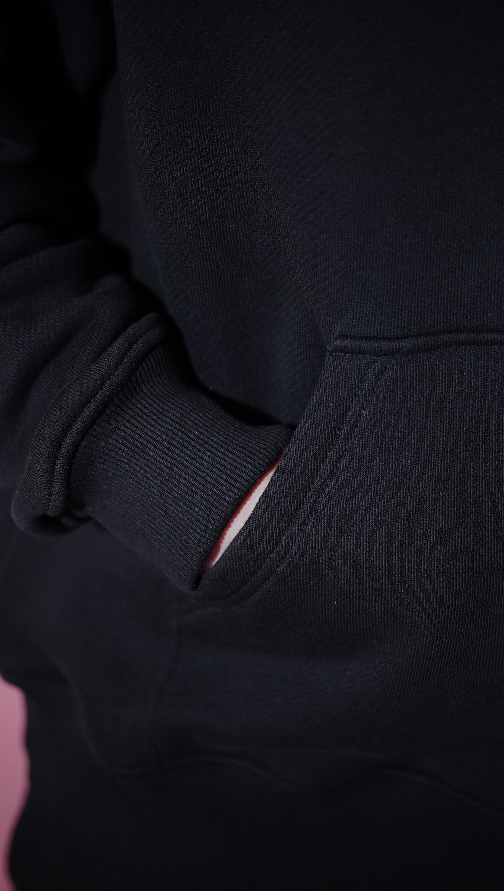 Oversized Hoodie in MIDNIGHT BLACK