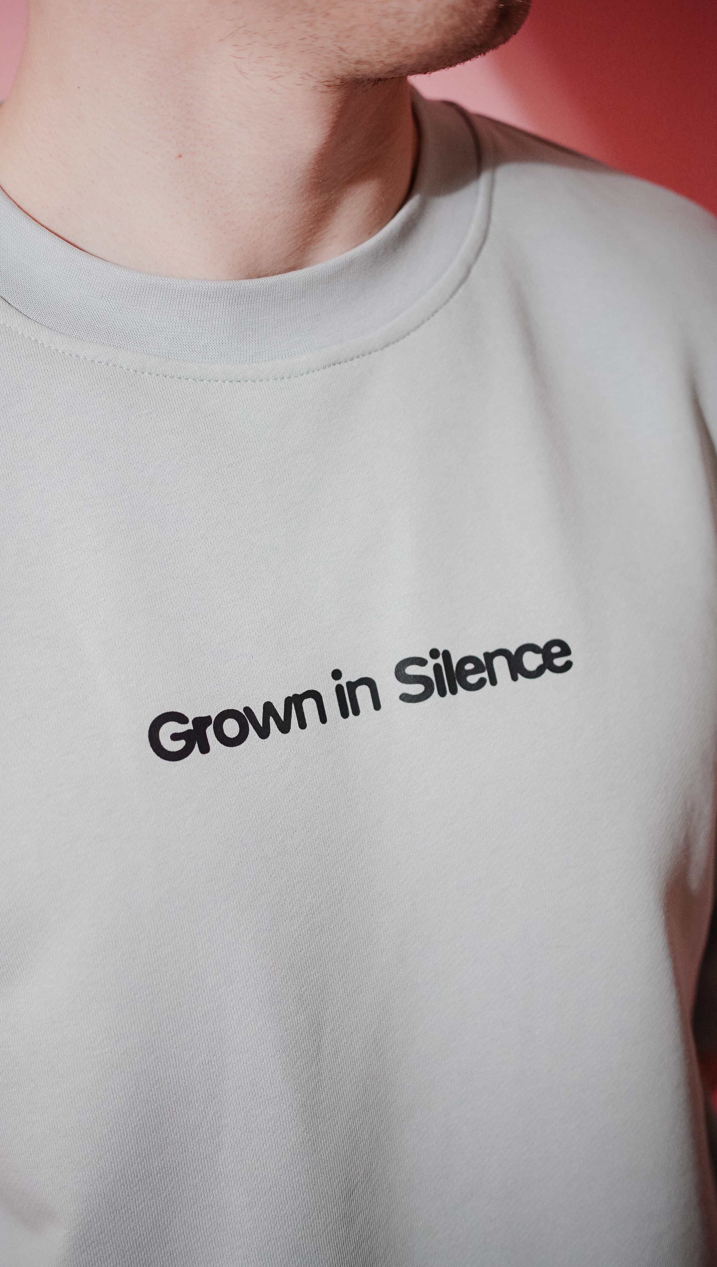 Oversized UNISEX Tee in CLOUD METALLIC (One Size)