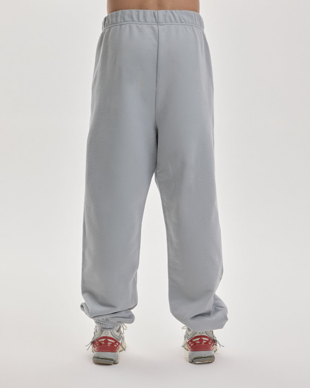 Grown In Silence relaxed joggers in Cloud Metallic, side view