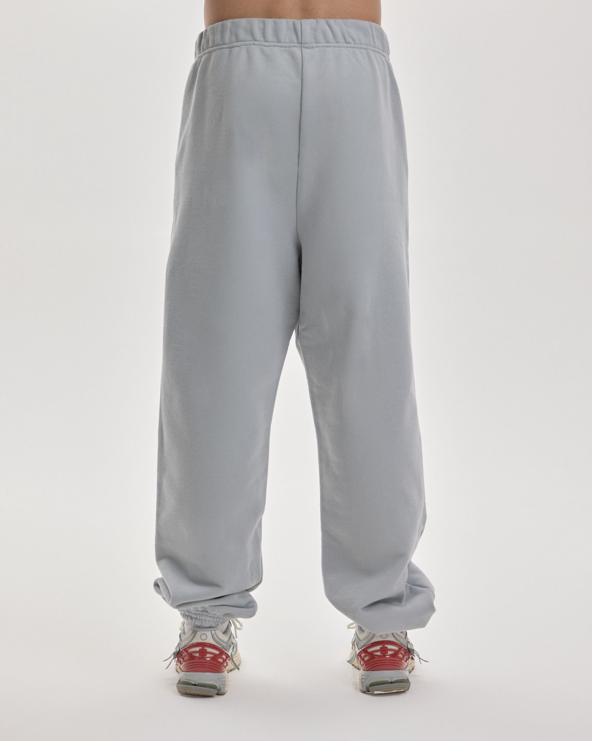 Grown In Silence relaxed joggers in Cloud Metallic, side view